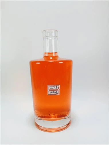 Glazen wodkafles van 700 ml